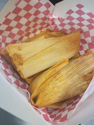 Our tamales is not the usual item on the menu, please call to check availability~