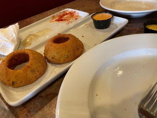 Abnormally large onion rings