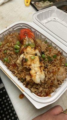 Lobster fried rice