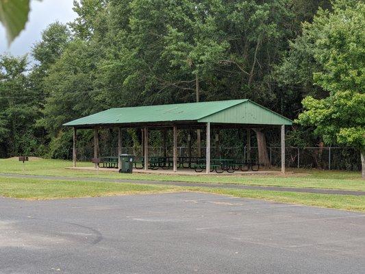 Picnic shelter at Roosevelt Park