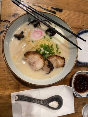 Chashu ramen; a very popular choice of ramen here, I think it's the best!