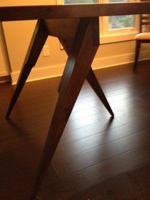 Modern Tripod Legs, Walnut