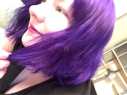 Royal purple hair color