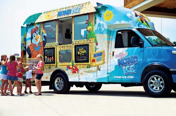 Kona Ice is perfect for your corporate party or golf outing.