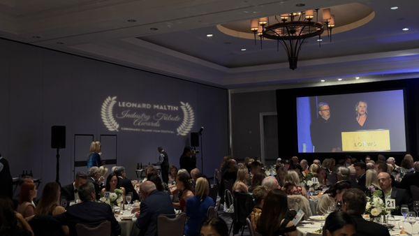 Coronado Island Film Festival dinner with Leonard Maltin.