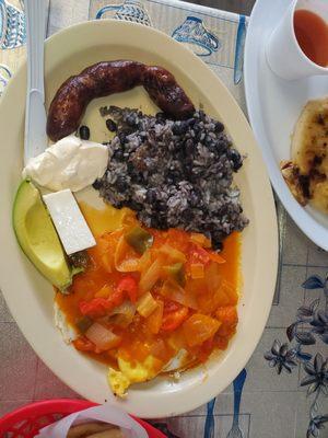 Huevos Rancheros plate