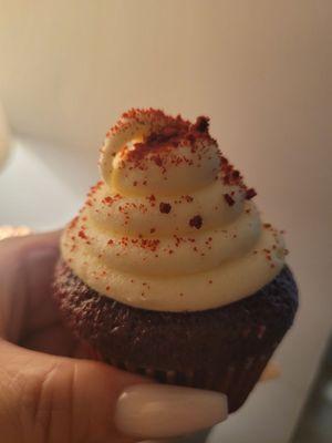 Red Velvet cupcake.