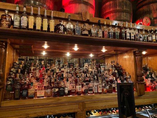 Amazing whiskey selection!