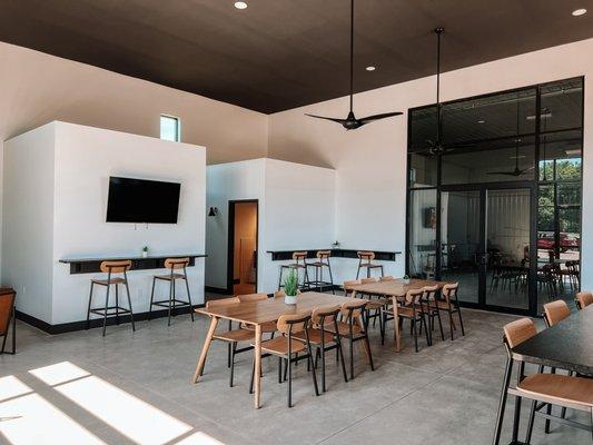 Inside tasting room at 20 Deep Winery