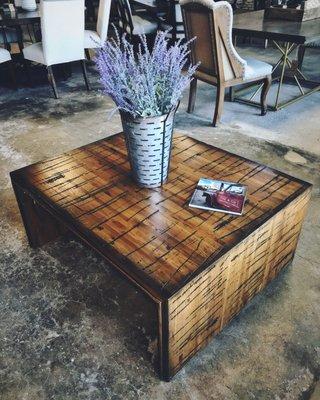 Reclaimed Boxcar Coffee Table