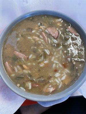 Gumbo as part of meal - fairly large bowl