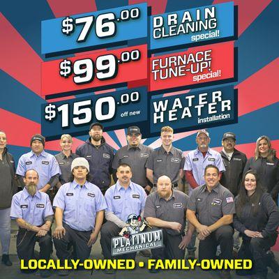 Save Money & Get Fast, Licensed Professional Plumbing, Heating & Cooling Experts with 5 Star Rated Platinum Mechanical. Call Today!