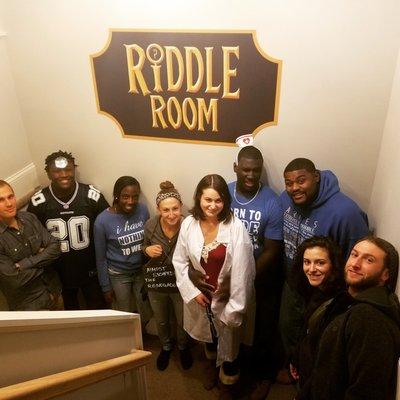 The Renegades did 2 games in one day! So close to solving the Murder Mystery! #ririddleroom #riddleroom #escaperooms #escapegames