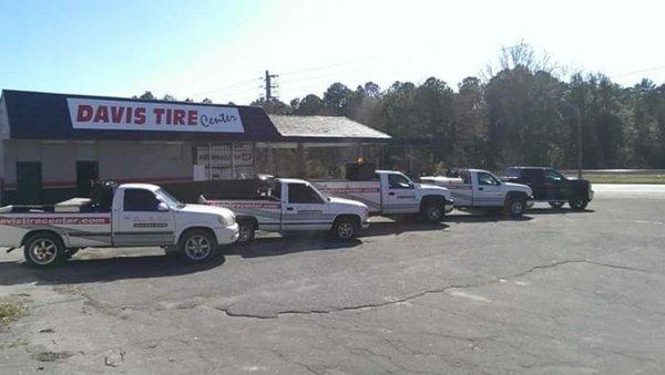 Service truck fleet