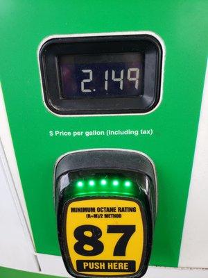 Gas price for June 29th.