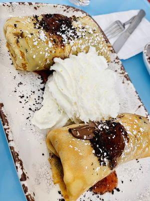 Nutella-Cookie Crepes