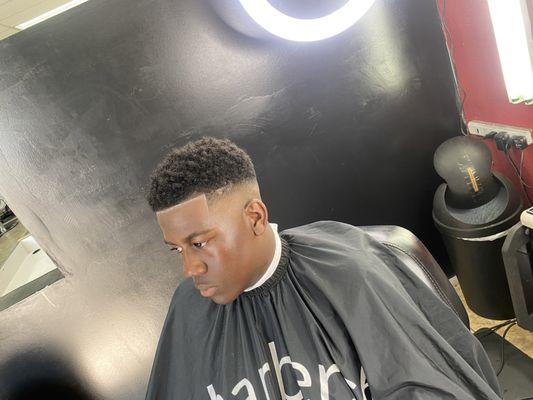 Adult Haircut High fade @blessedby_juan