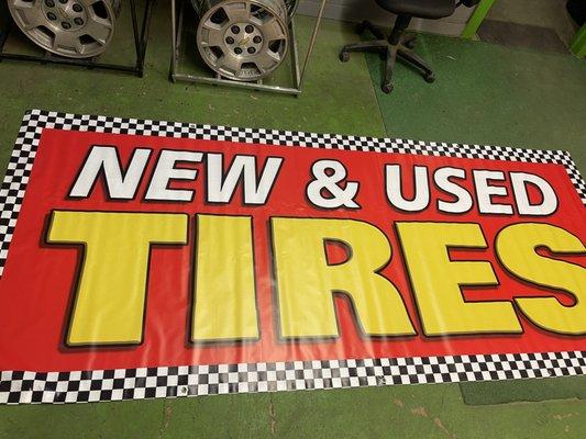 we sell tires