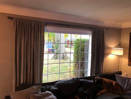 Large picture window after replacement