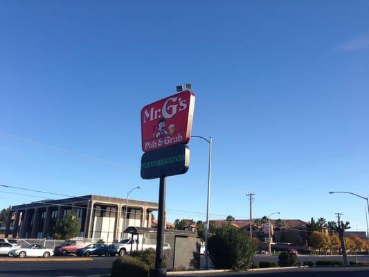 Sign on corner of Desert Inn and Sandhill