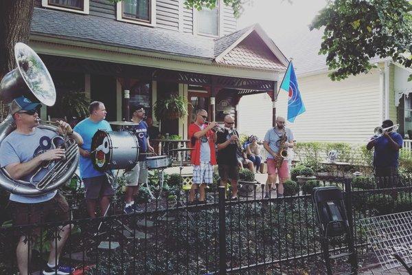 Pork and Beans Brass Band. If you haven't seen them perform, what are you waiting on??