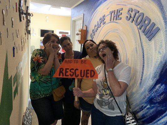 WE DROWNED!!! 1909 storm room...FAIL!