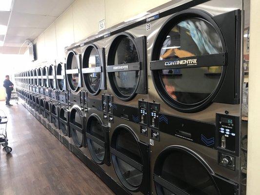 Big dryers , medium and small ... nice !