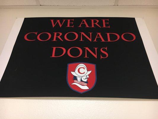 We Are Coronado Dons banner