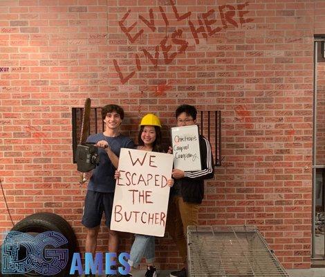 We escaped!