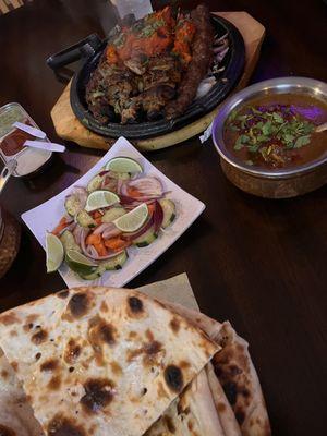 Garlic Naan  Beef Nihari