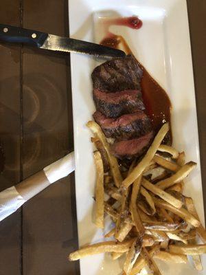 Steak and fries - very good!