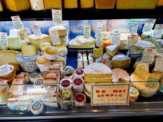 some of their cheese selection