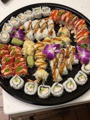 Sushi plate