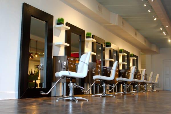 This salon is so beautiful. All of their stylists are highly trained and I always have a great experience.