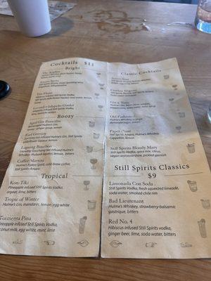 Lots of great cocktail options