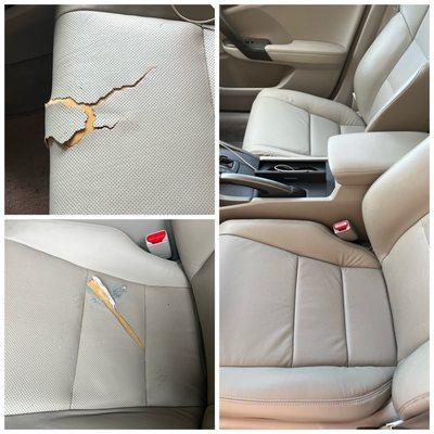 Car seat upholstery