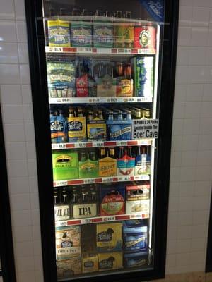 Craft beer selection, including Highland Brewing!