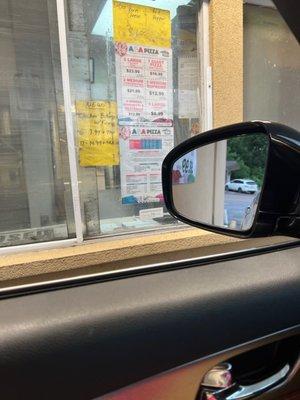 Drive thru window