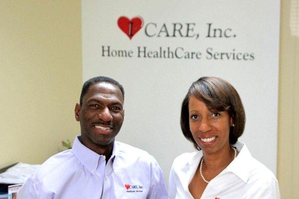 I-CARE owners, Tony & Donna Ivey.