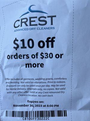 Crest Advanced Dry Cleaners