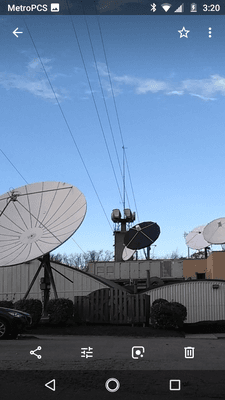 Radio tower wpgh tv satellite dishes