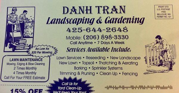 Danh Tran Landscape & Gardening