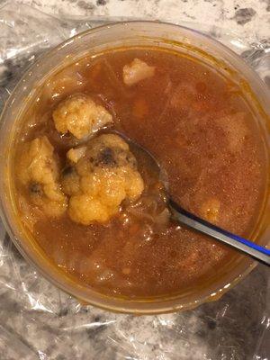 Vegetable soup with mold! Enjoy...