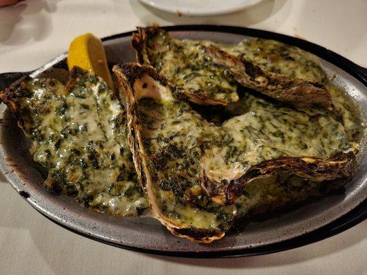 Oysters Rockefeller