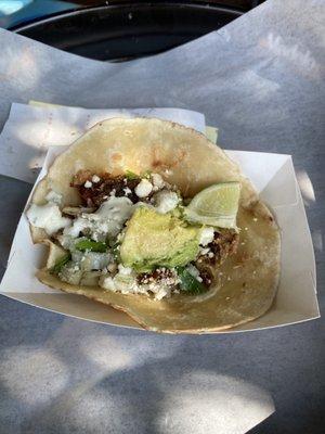 Local favorite taco, which sounded great, but was disappointing.