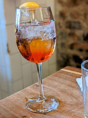 December 26 2021; Aperol Spritz ($14).