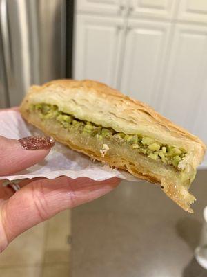 Delicious pistachio baklava