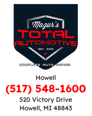 3 Convenient Locations:
 520 Victory Drive, Howell, MI 48843
 (517) 548-1600