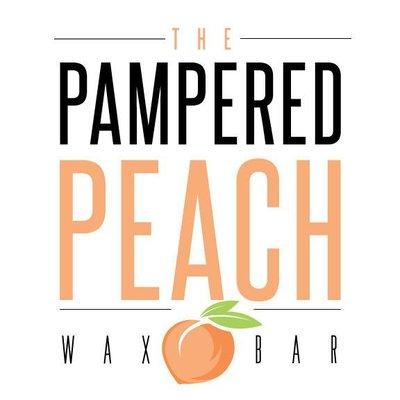 Pampered Peach Wax Bar Logo