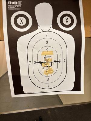 My shooting practice